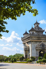 Obraz premium Patuxai in vientiane
