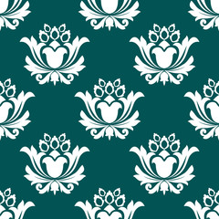 Floral arabesque seamless background pattern