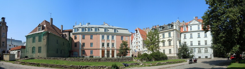 Fototapeta premium Panoramic view of Old Riga, Latvia