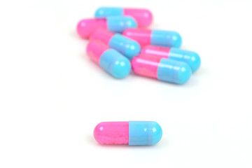 colourful medical pills