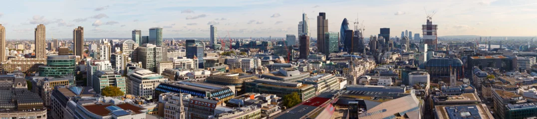 Photo sur Aluminium Londres Panorama de la ville de Londres