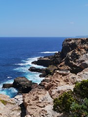 Fototapeta na wymiar The rough coast of cape nelson in Victoria in Australia