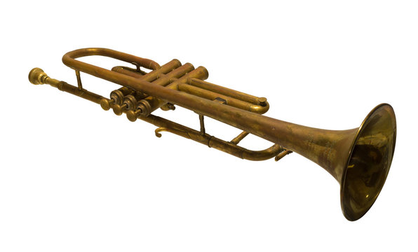 alte antike  trompete