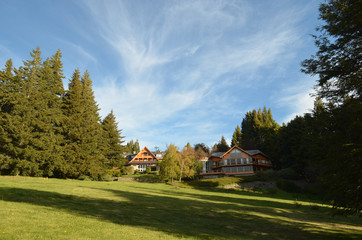 alpine-like hotel with garden in Bariloche