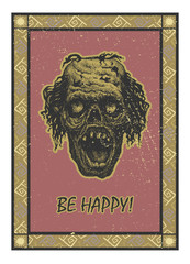 design element for halloween. hand drawn. vector