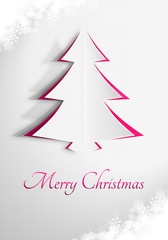 Pink Christmas Card