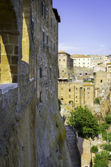 Pitigliano, Tuscany. Color image