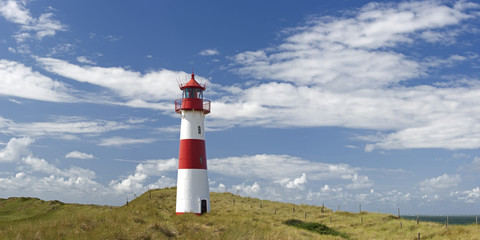 Leuchtturm am Ellenbogen in List auf Sylt,
