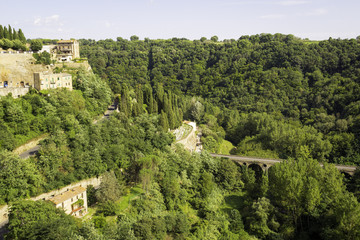 Fototapeta na wymiar Pitigliano, Tuscany. Color image
