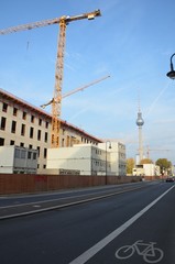 Berlin, une ville en transformation. Travaux de la ville