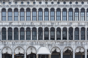 Naklejka premium Old buildings in St Mark's Square, Venice , Italy