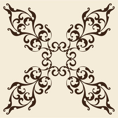 Vintage classic art element