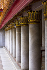 corridor in temple thailand