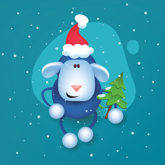 Christmas sheep