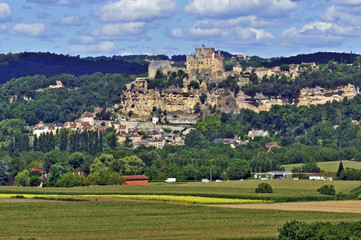 La valle della Dordogna a Castelnaud - Aquitania