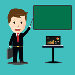 Vector of  teaching Business finance