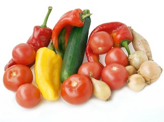 Fototapeta na wymiar multicolor vegetables