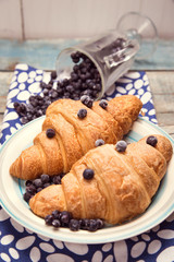 croissant with berry