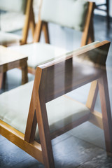 trendy chairs in minimalistic interior design