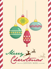 Naklejka premium Christmas card