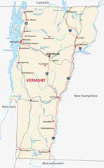 vermont road map