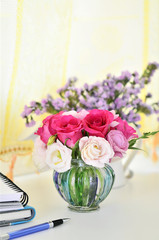 sweet flower in fresh morning
