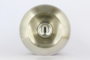 Used stainless steel round ball door knob.