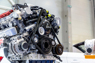 Turbo car engine