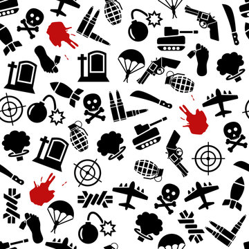 War Seamless Pattern