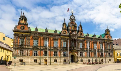Foto op Canvas View of Malmo City Hall in Sweden © Leonid Andronov