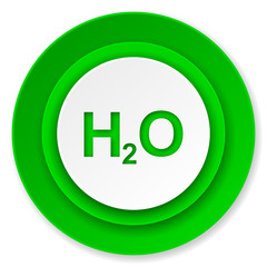 water icon, h2o sign