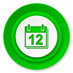 calendar icon, organizer sign, agenda symbol