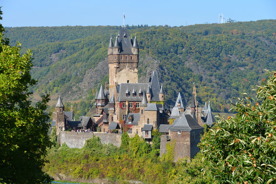 Reichsburg Cochem, Mosel, Gipfelburg, Rheinland-Pfalz, Cochem