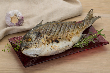 Grilled dorado