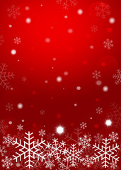 Red Christmas background. Vector EPS10.