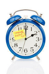 Zeitumstellung auf Sommerzeit