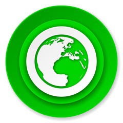 earth icon, world sign
