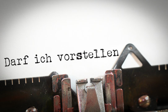 darf ich vorstellen