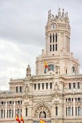Fototapeta na wymiar Madrid - Cibeles Palace, City Hall