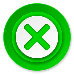 Obraz premium cancel icon, x sign
