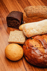 different sorts of bread