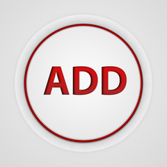 add circular icon on white background