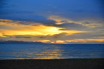 Sunset in gold