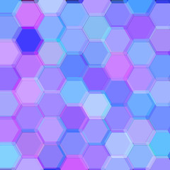 Background with violet hexagons. Raster