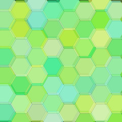 Background with acid green hexagons. Raster