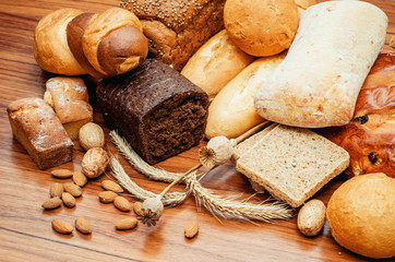 different sorts of bread