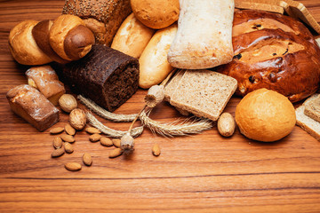 different sorts of bread