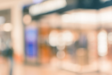 Abstract background of shopping mall