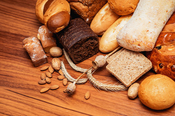 different sorts of bread