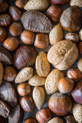 mixed nuts background